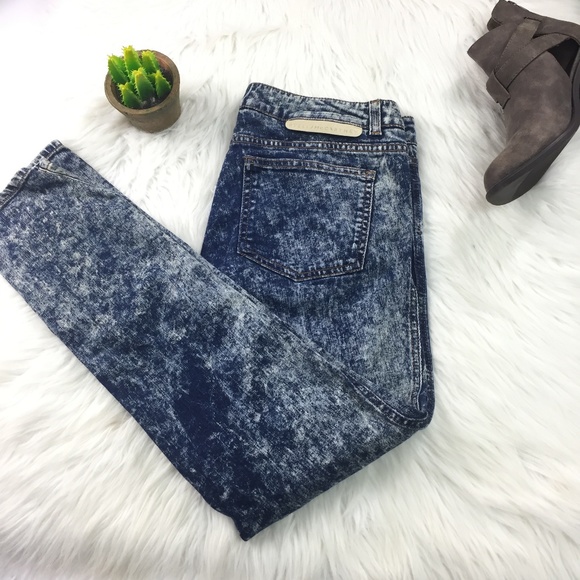 Stella McCartney Skinny Ankle Acid Wash Jeans 30 - Picture 2 of 8